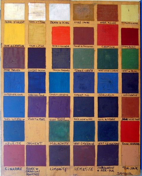 nuancier a l huile de noix 1993